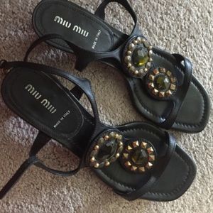 SALE ☄️MIU MIU (Prada) Sandals EUC
